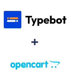 Integration of Typebot and Opencart