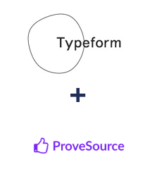 Integration of Typeform and ProveSource