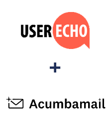 Integration of UserEcho and Acumbamail