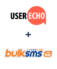 Integration of UserEcho and BulkSMS