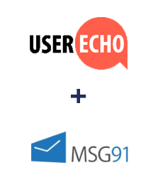 Integration of UserEcho and MSG91