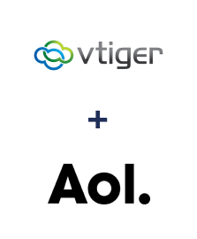Integration of vTiger CRM and AOL