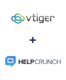 Integration of vTiger CRM and HelpCrunch