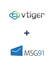 Integration of vTiger CRM and MSG91