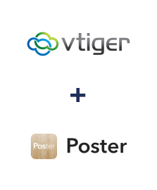 Integration of vTiger CRM and Poster