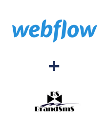 Integration of Webflow and BrandSMS 