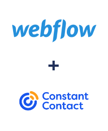 Integration of Webflow and Constant Contact
