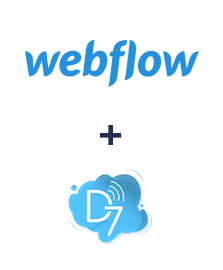 Integration of Webflow and D7 SMS
