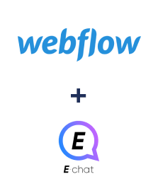 Integration of Webflow and E-chat