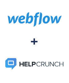 Integration of Webflow and HelpCrunch