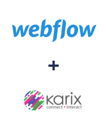 Integration of Webflow and Karix