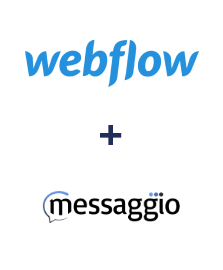 Integration of Webflow and Messaggio