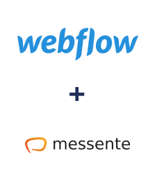Integration of Webflow and Messente