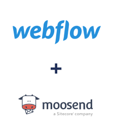 Integration of Webflow and Moosend