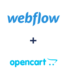 Integration of Webflow and Opencart
