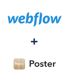 Integration of Webflow and Poster