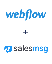 Integration of Webflow and Salesmsg