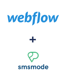 Integration of Webflow and Smsmode