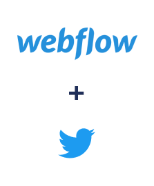 Integration of Webflow and Twitter