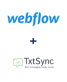 Integration of Webflow and TxtSync