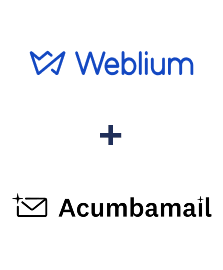 Integration of Weblium and Acumbamail