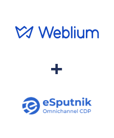 Integration of Weblium and eSputnik