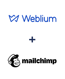 Integration of Weblium and MailChimp