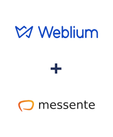Integration of Weblium and Messente