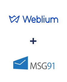 Integration of Weblium and MSG91