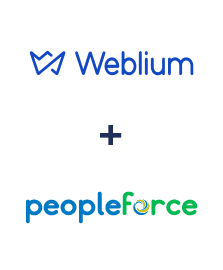 Integration of Weblium and PeopleForce