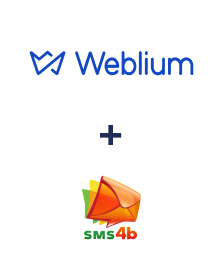 Integration of Weblium and SMS4B Integration of Weblium and SMS4B