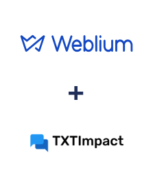 Integration of Weblium and TXTImpact