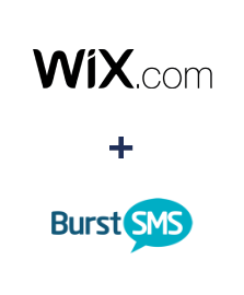 Integration of Wix and Burst SMS