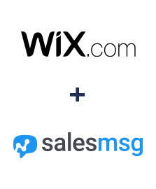 Integration of Wix and Salesmsg