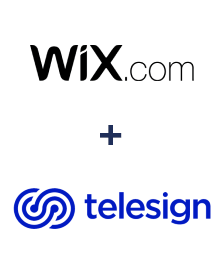 Integration of Wix and Telesign