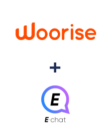Integration of Woorise and E-chat