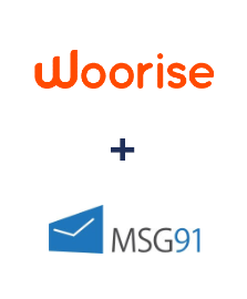 Integration of Woorise and MSG91