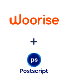 Integration of Woorise and Postscript