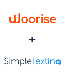 Integration of Woorise and SimpleTexting