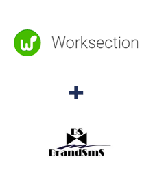 Integration of Worksection and BrandSMS 