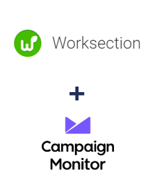 Integration of Worksection and Campaign Monitor