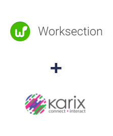 Integration of Worksection and Karix