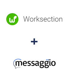 Integration of Worksection and Messaggio
