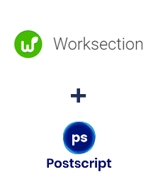 Integration of Worksection and Postscript