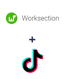 Integration of Worksection and TikTok (private accounts)