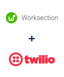 Integration of Worksection and Twilio