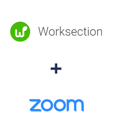 Integration of Worksection and Zoom