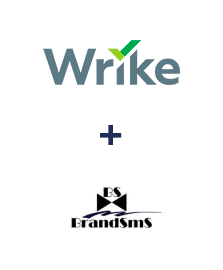 Integration of Wrike and BrandSMS 