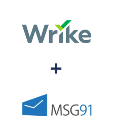 Integration of Wrike and MSG91