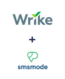 Integration of Wrike and Smsmode